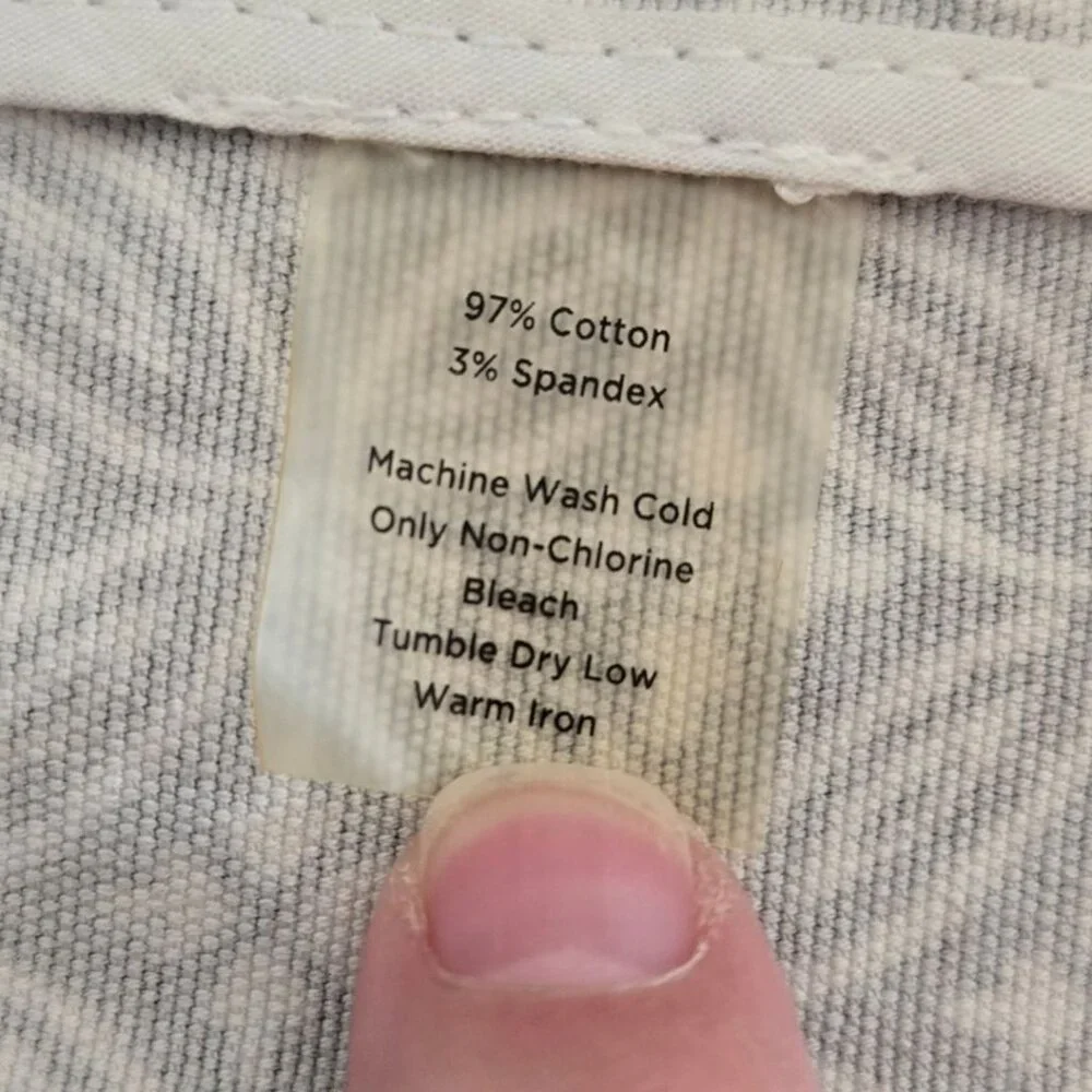 Talbots Womens Short Swing Jacket Size 12 Brown & White Patterned Button-Front - Picture 7 of 7